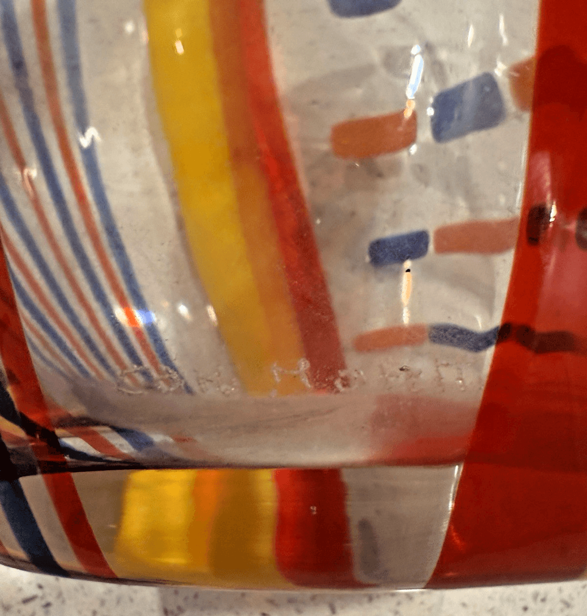Vintage Carlo Moretti Murano Art Glass Vase - Thumbnail 11