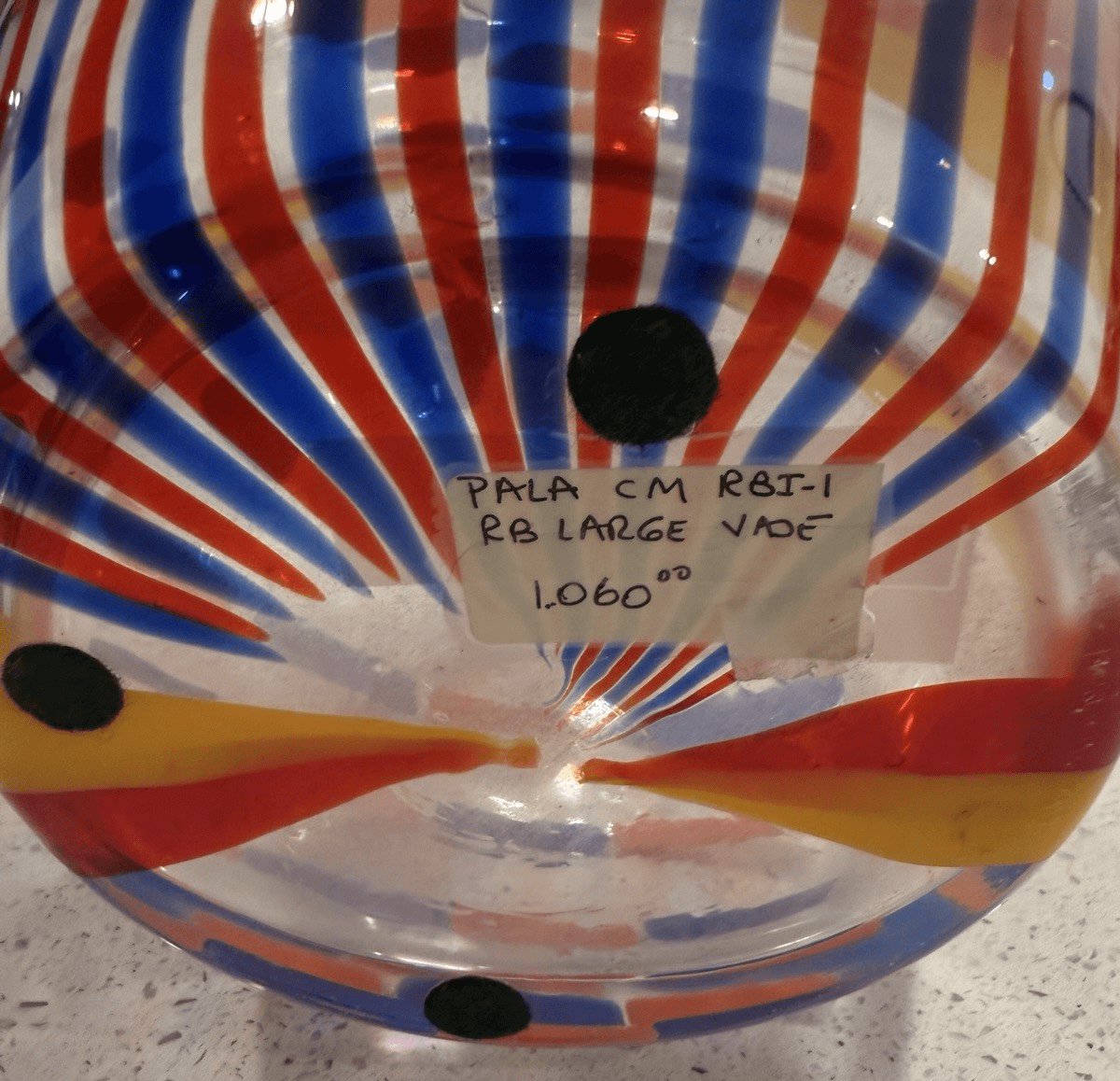 Vintage Carlo Moretti Murano Art Glass Vase - Thumbnail 9