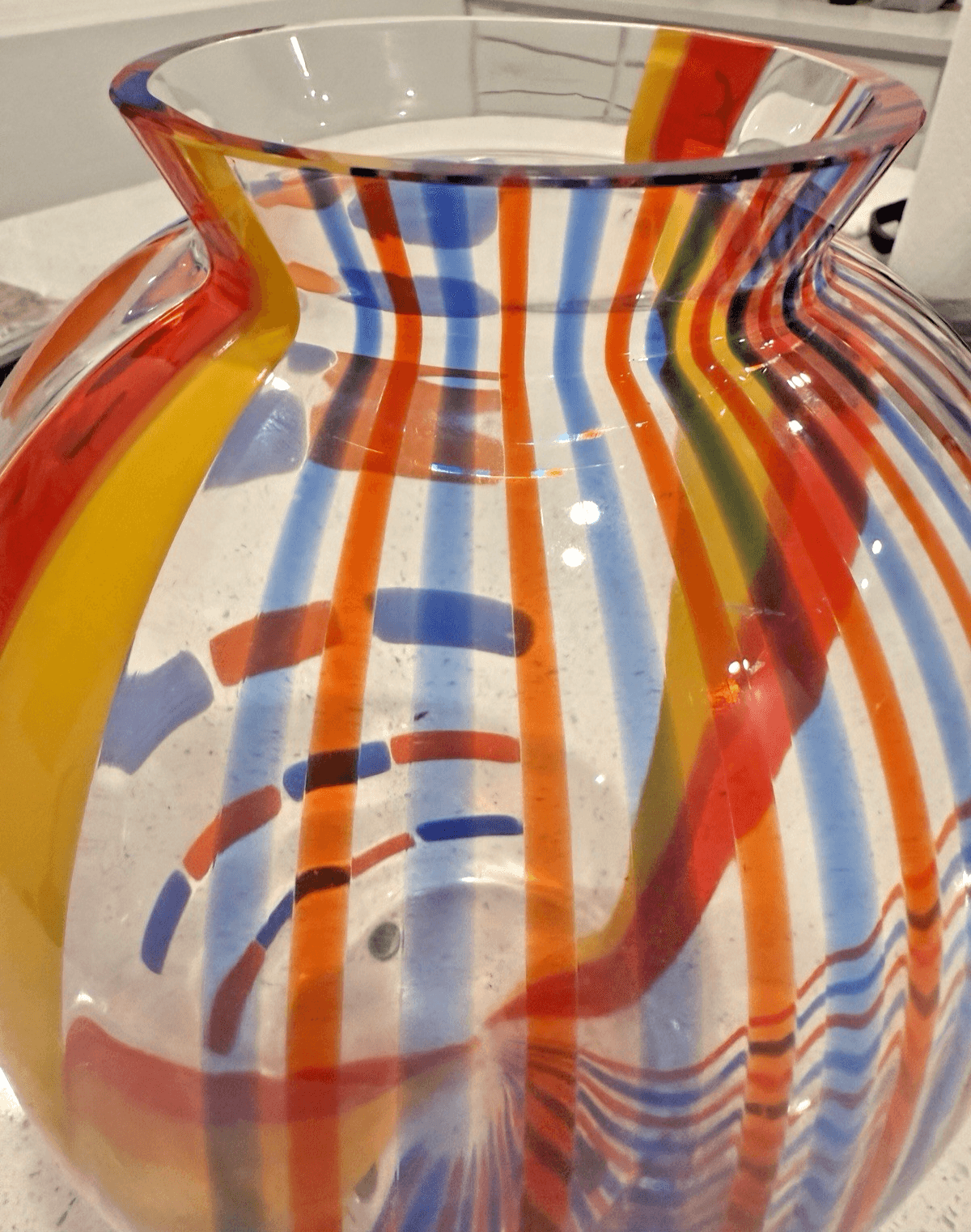 Vintage Carlo Moretti Murano Art Glass Vase - Thumbnail 3