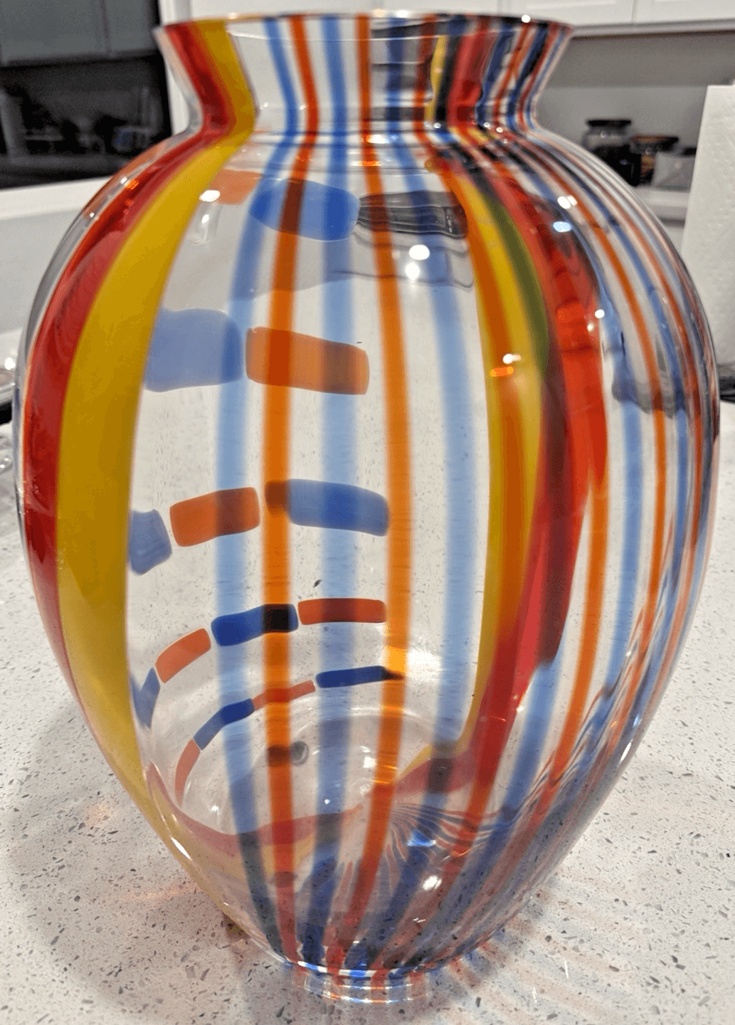 Vintage Carlo Moretti Murano Art Glass Vase - Thumbnail 2