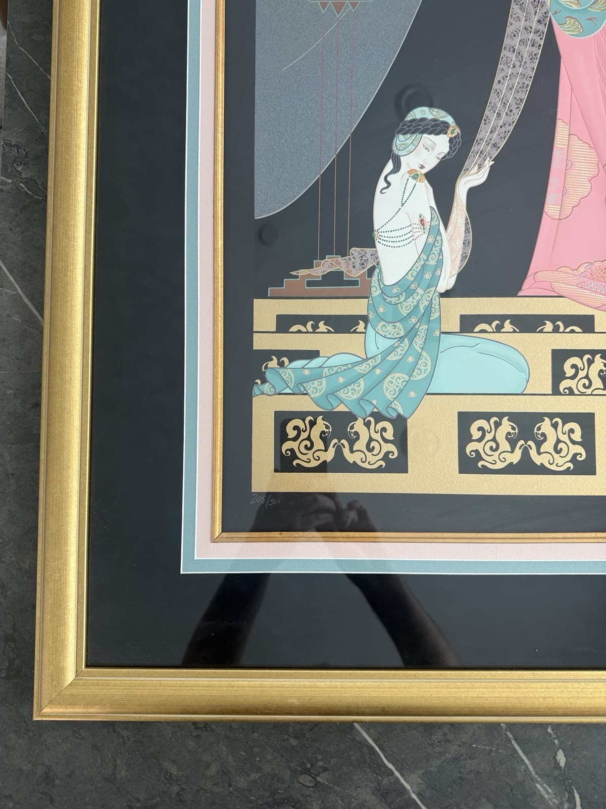 Lilian Shao 'Midnight at the Palace' Framed Signed Limited Edition Serigraph - Thumbnail 7