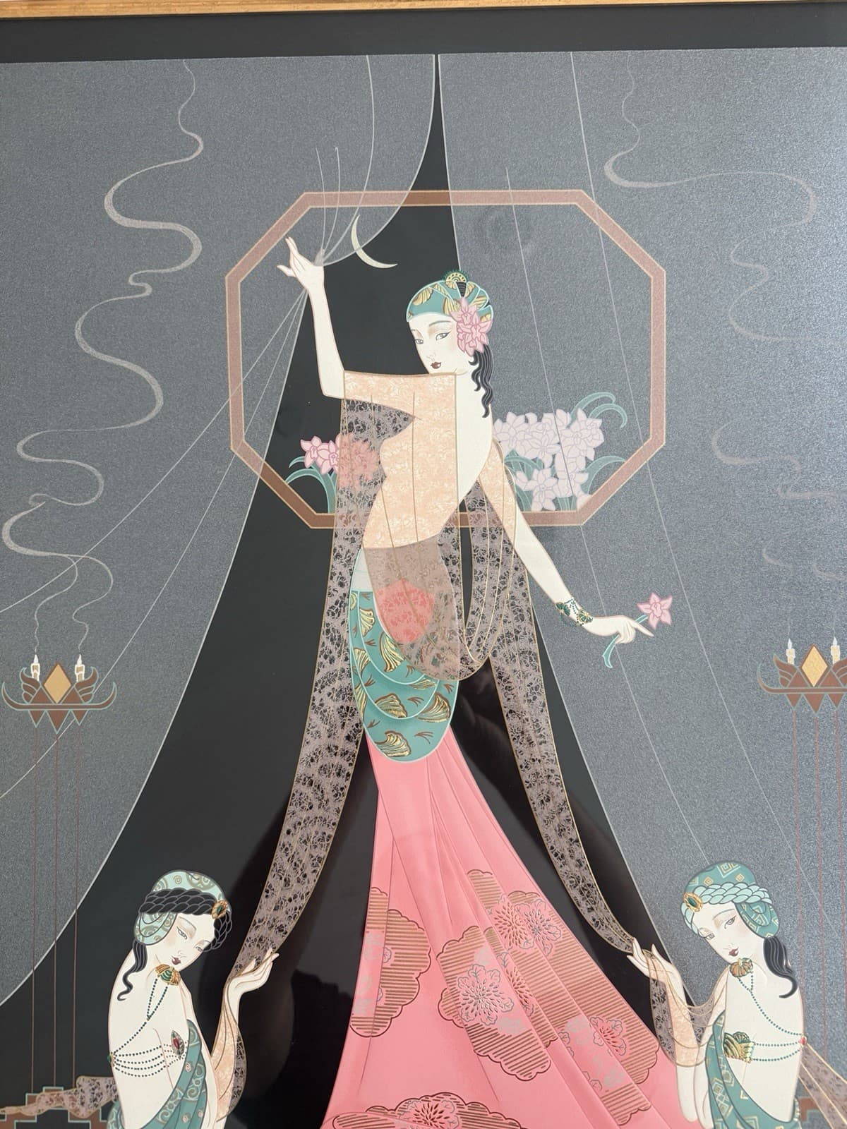 Lilian Shao 'Midnight at the Palace' Framed Signed Limited Edition Serigraph - Thumbnail 6