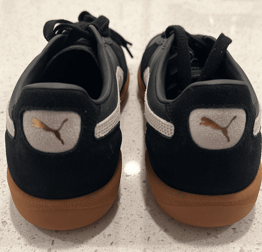 PUMA Palermo Leather Black Feather Grey Gum NEW - Size 9.5 - Thumbnail 5