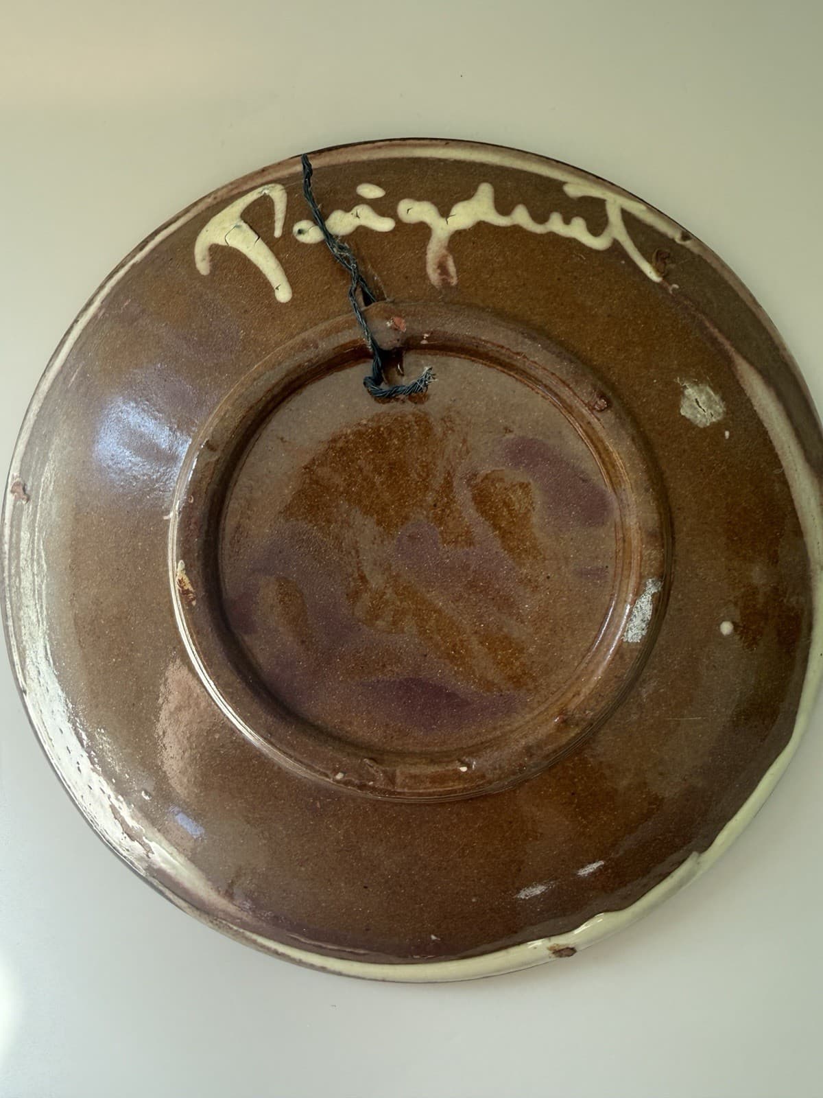 Vintage Puigdemont Ceramic Wall Plate - Thumbnail 7