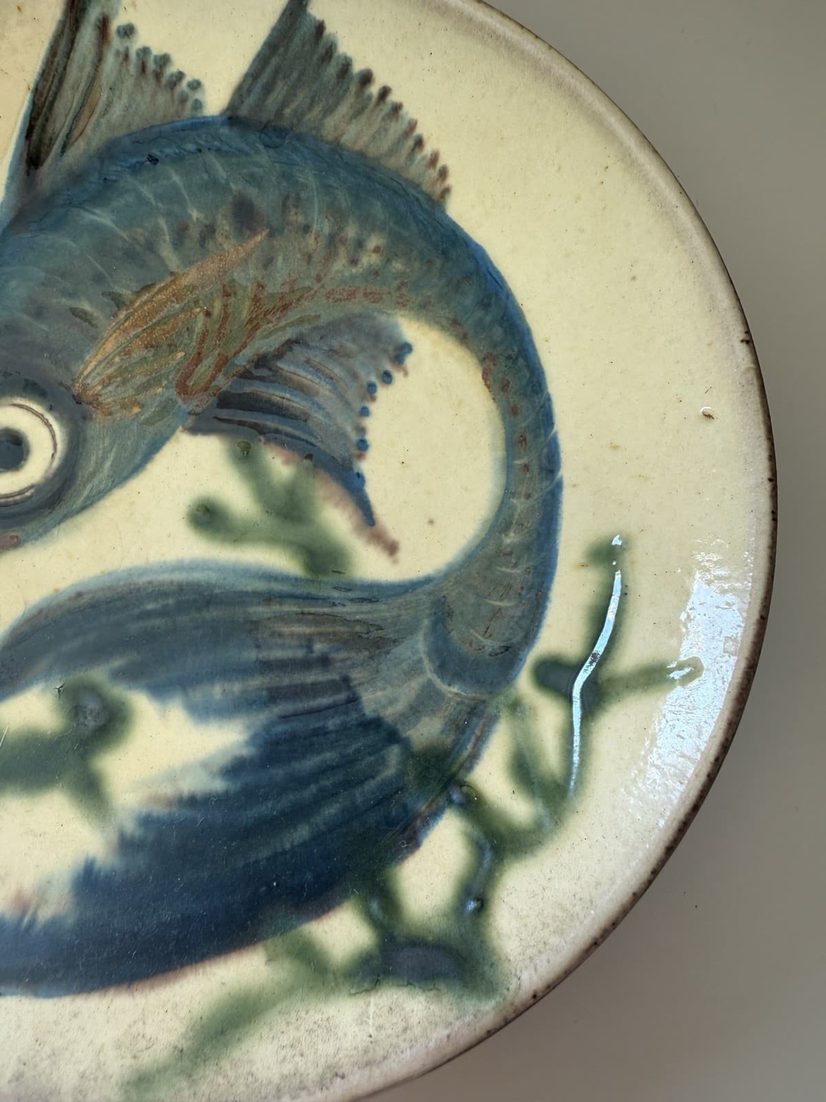 Vintage Puigdemont Ceramic Wall Plate - Thumbnail 4