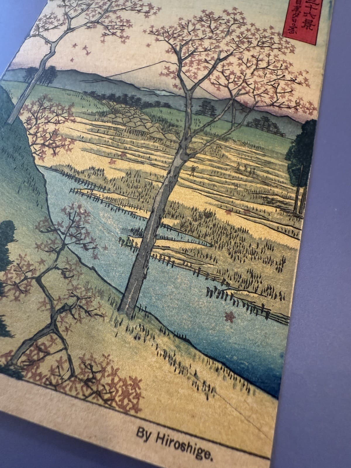Antique Japanese Woodblock Postcard Print by Andō Hiroshige - Thumbnail 4