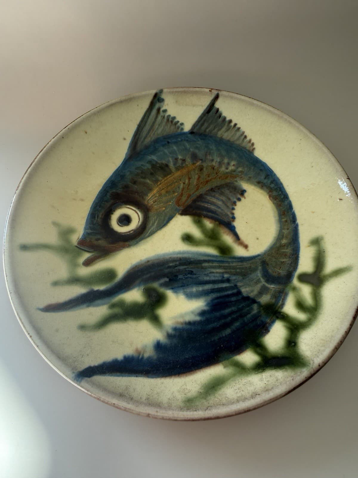Vintage Puigdemont Ceramic Wall Plate