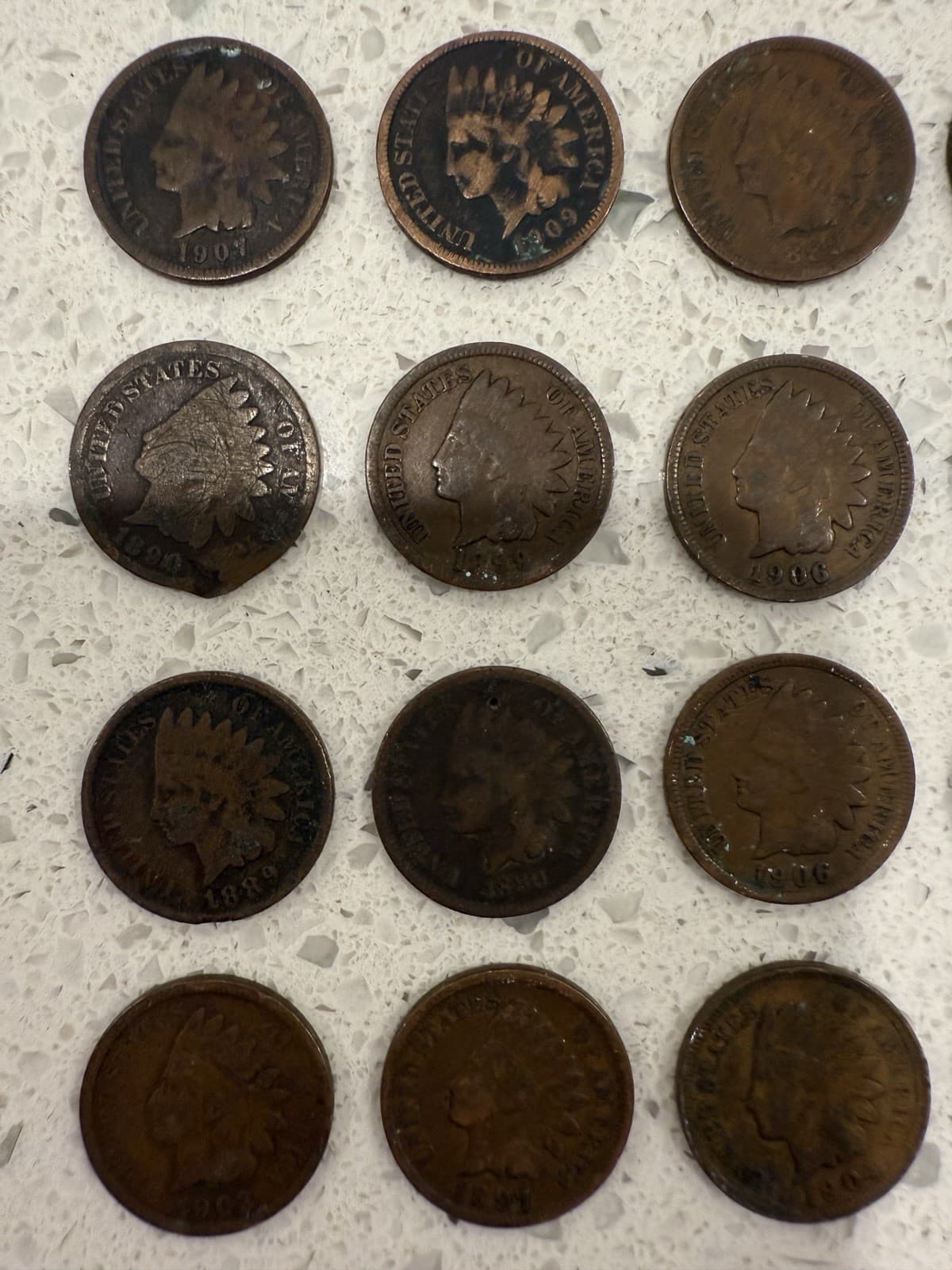 Indian Head Cent Pennies Mixed Lot - Thumbnail 2