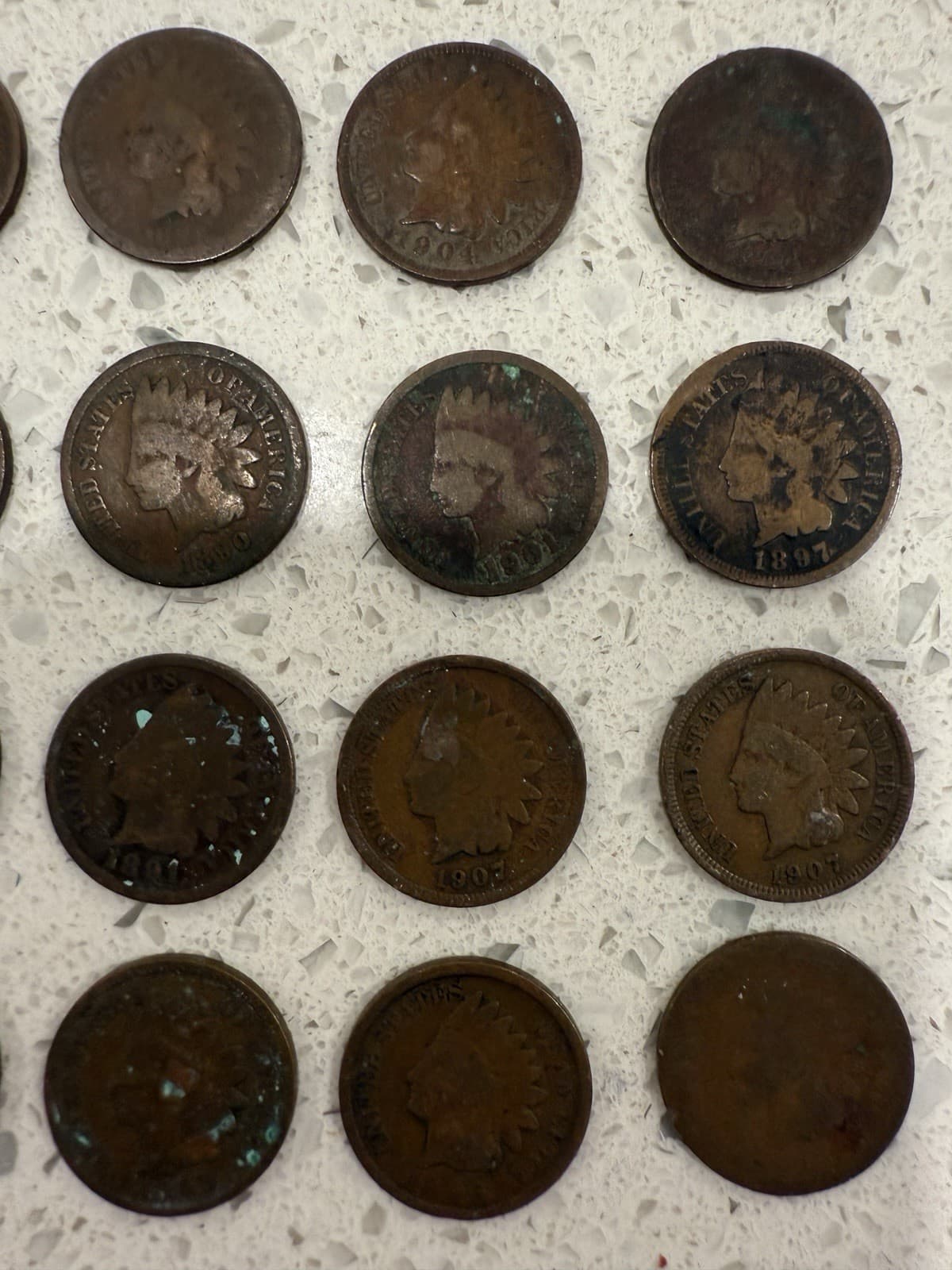 Indian Head Cent Pennies Mixed Lot - Thumbnail 3