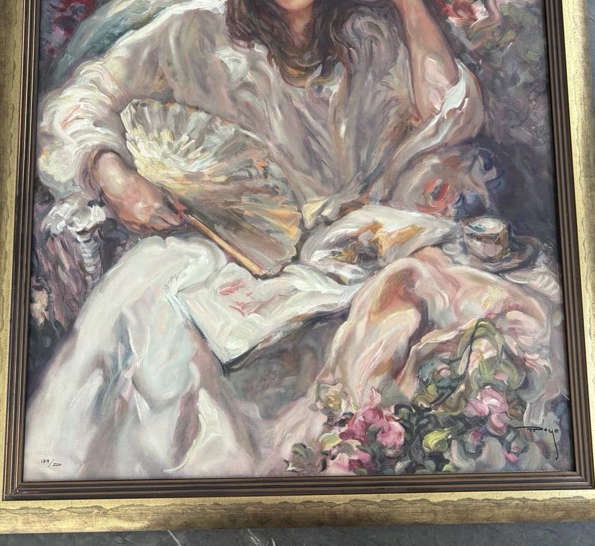 Jose Royo “Sol y Sambra” Signed Framed Serigraph on Board Limited Edition w/COA - Thumbnail 3
