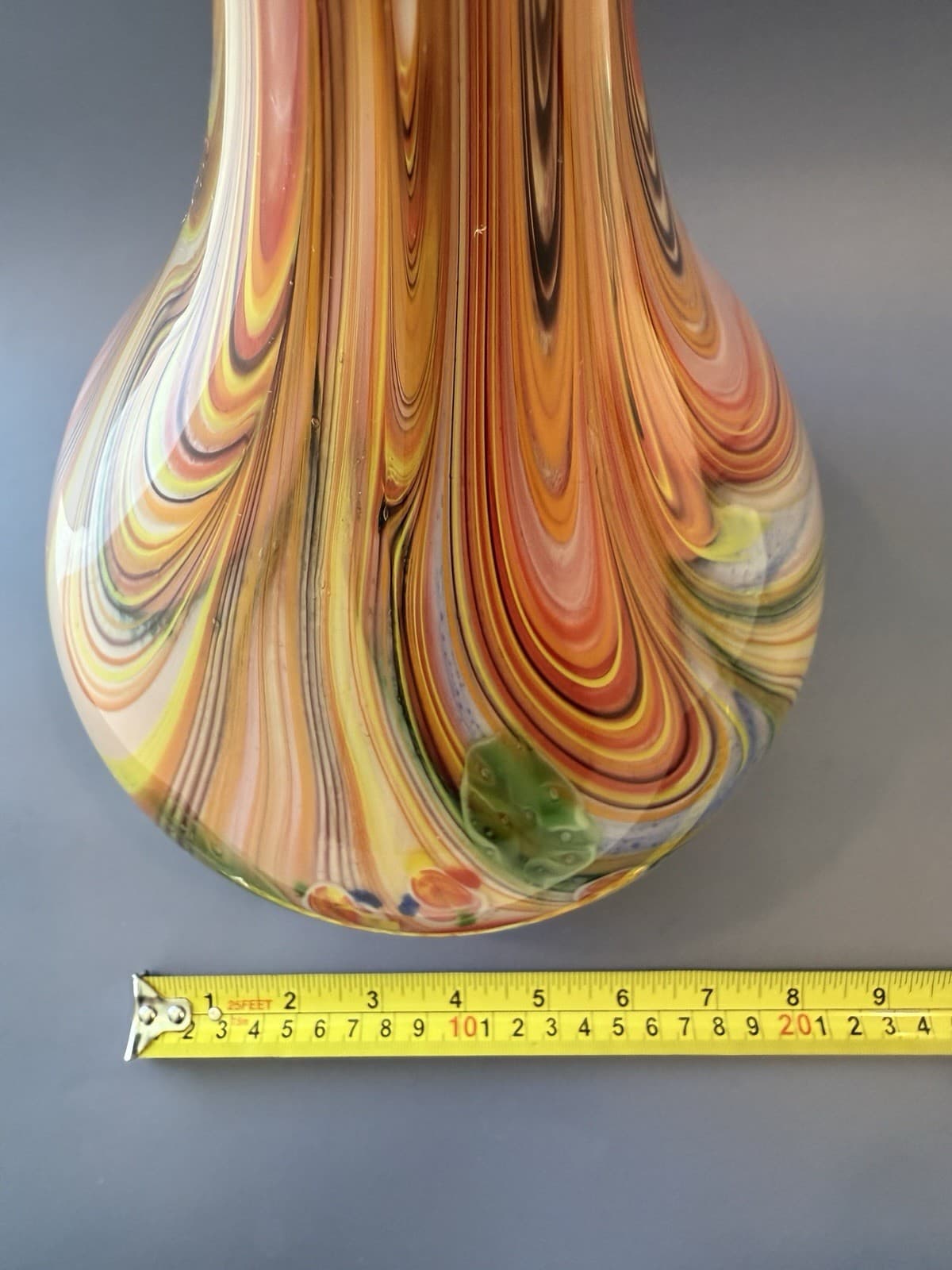 Vintage Murano Millefiori Style Vase - Thumbnail 10