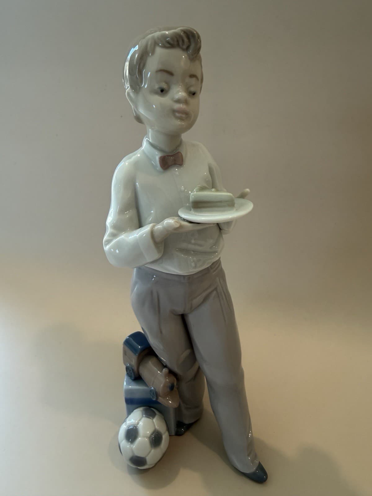 Lladro “Guest of Honor” Porcelain Boy Figurine with Box (Model 5877)