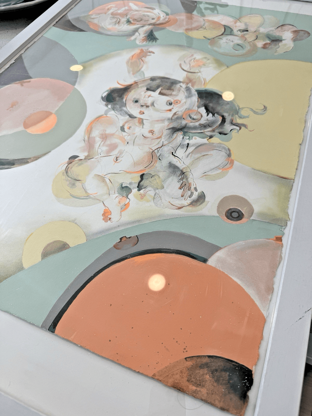 Cristina Paulos - “The Hidden Confusion of Cherub’s Cosmic Kiss” (Unframed) - Thumbnail 8