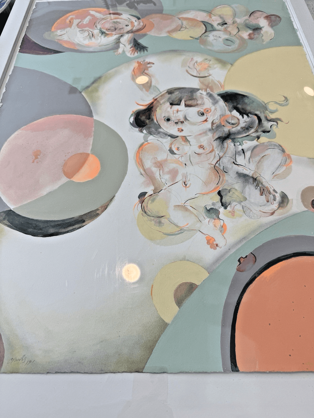 Cristina Paulos - “The Hidden Confusion of Cherub’s Cosmic Kiss” (Unframed) - Thumbnail 6