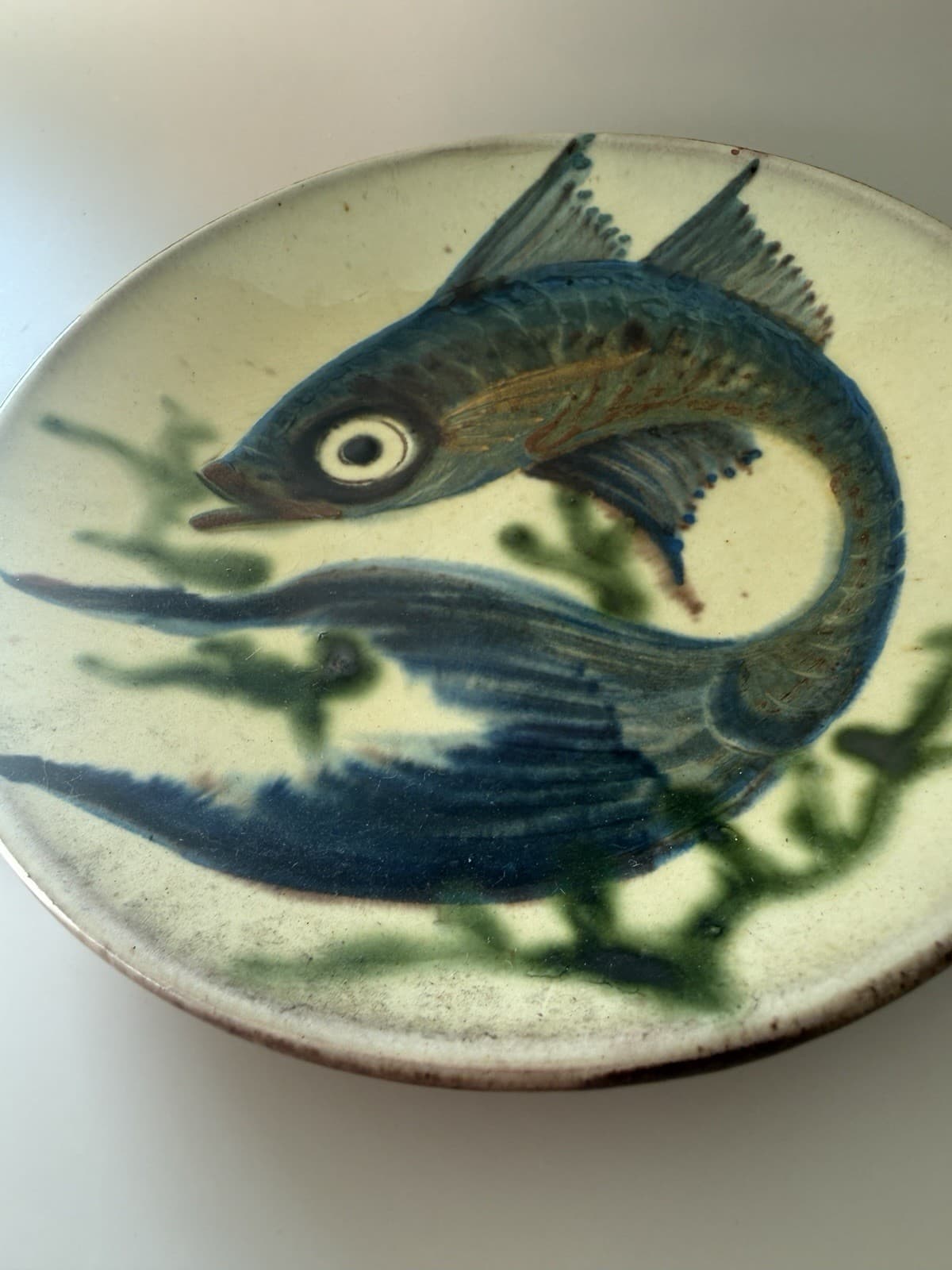 Vintage Puigdemont Ceramic Wall Plate - Thumbnail 5