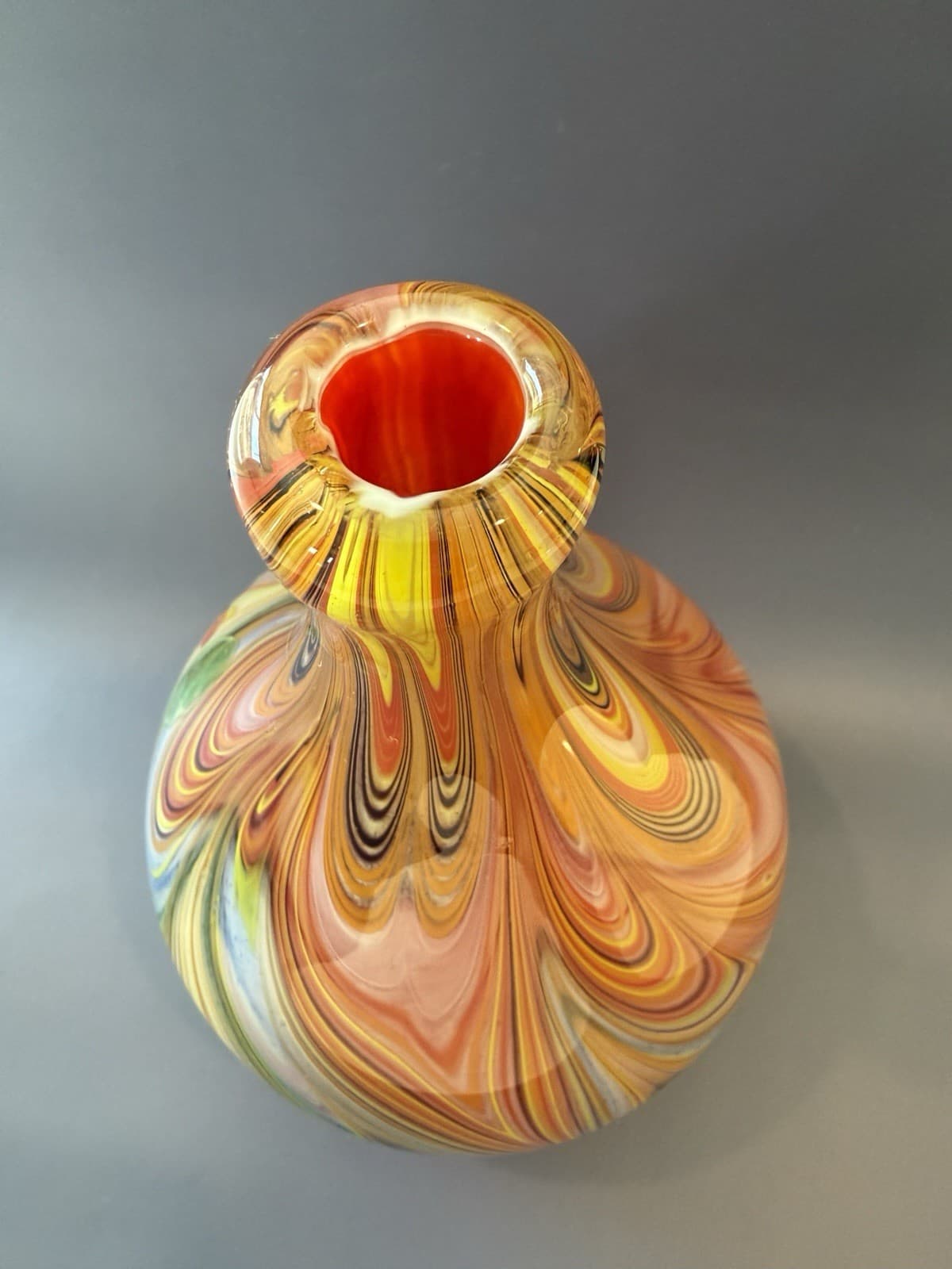 Vintage Murano Millefiori Style Vase - Thumbnail 5