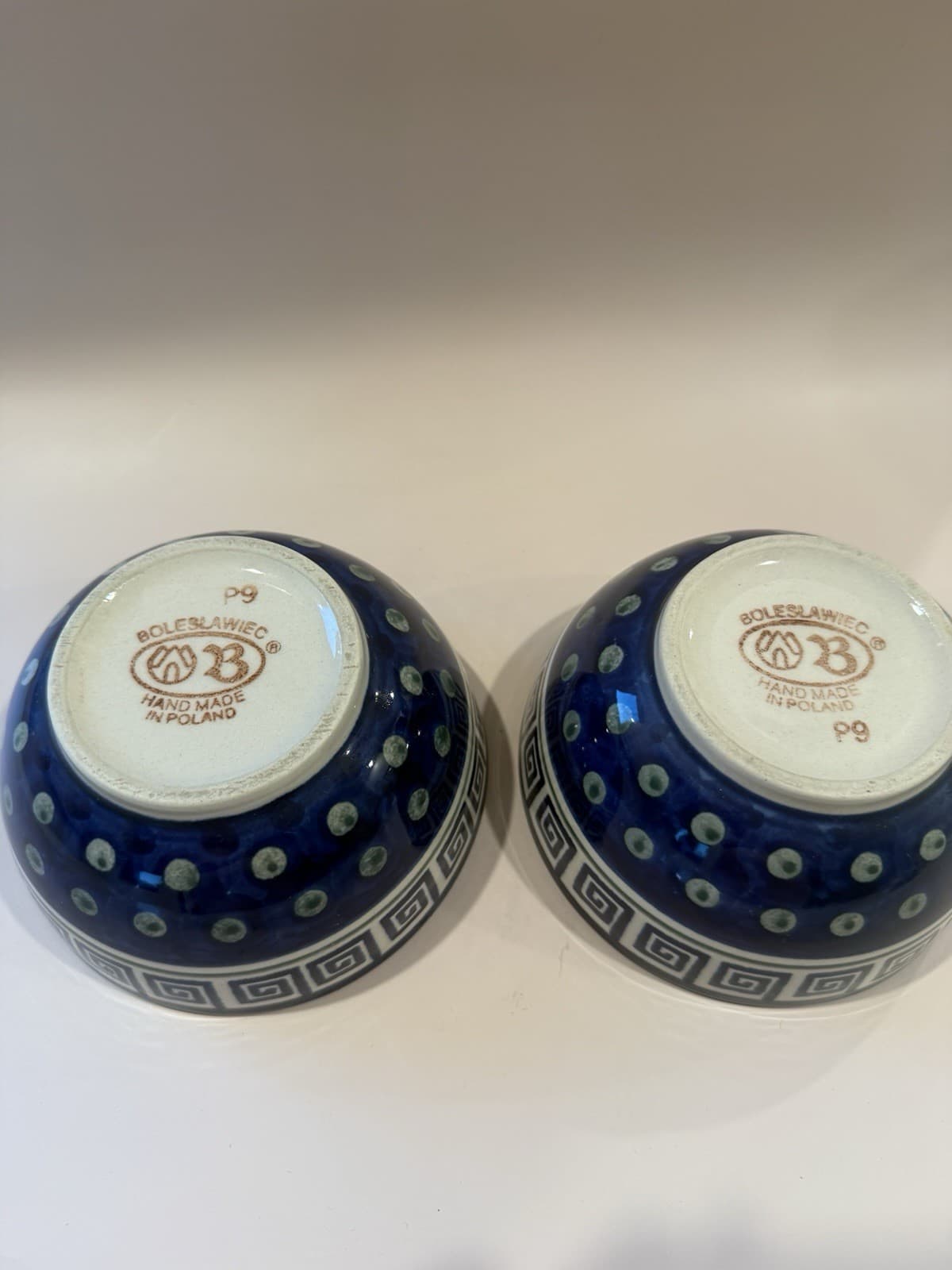 Handmade Bolesławiec Pottery Bowls - Set of 2 - Thumbnail 7
