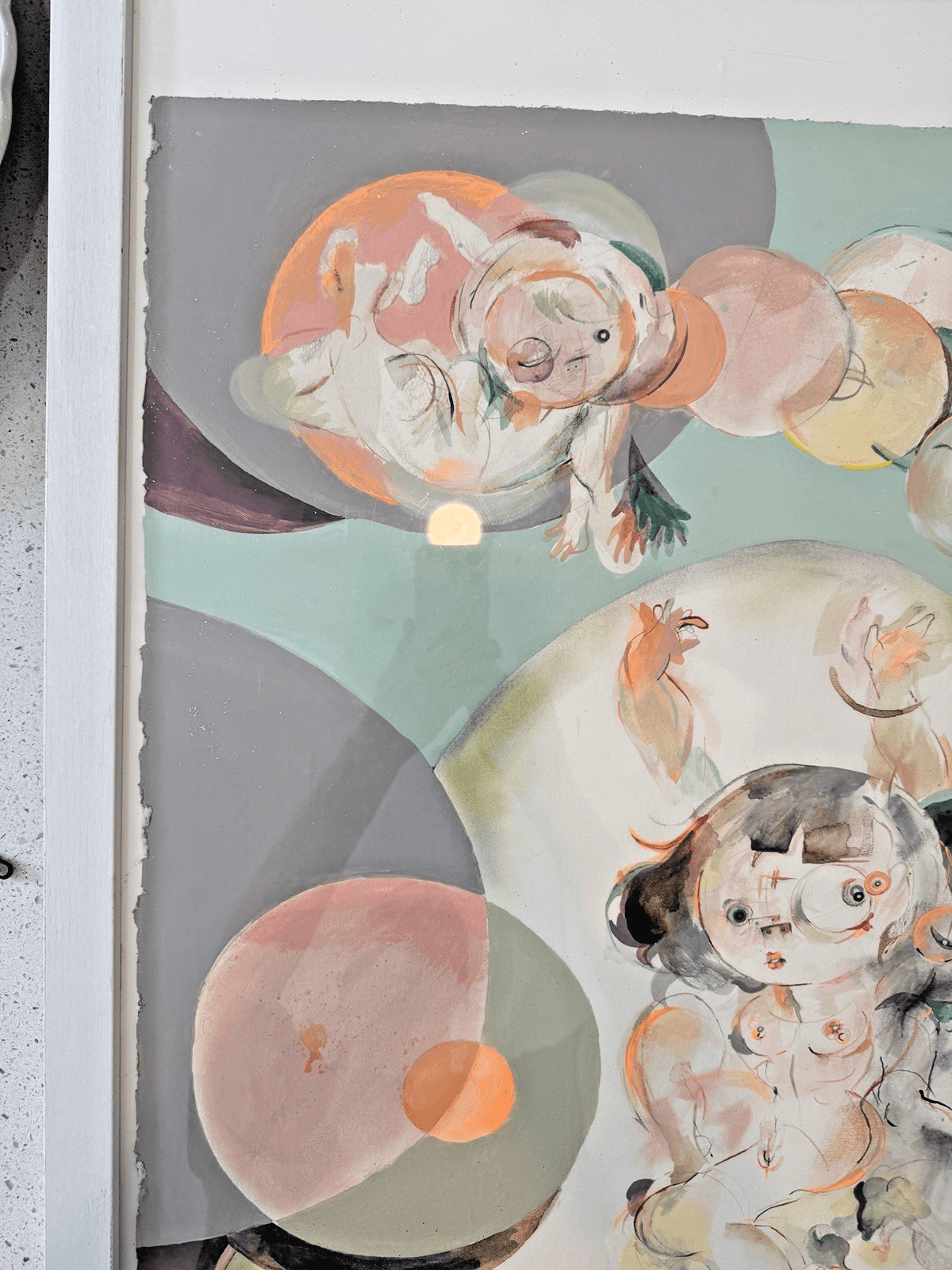 Cristina Paulos - “The Hidden Confusion of Cherub’s Cosmic Kiss” (Unframed) - Thumbnail 2
