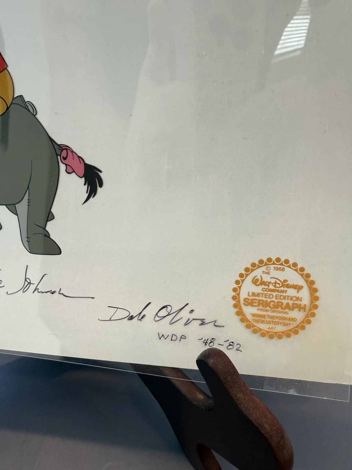 Disney Winnie the Pooh and the Blustery Day Signed Sericel - Thumbnail 2