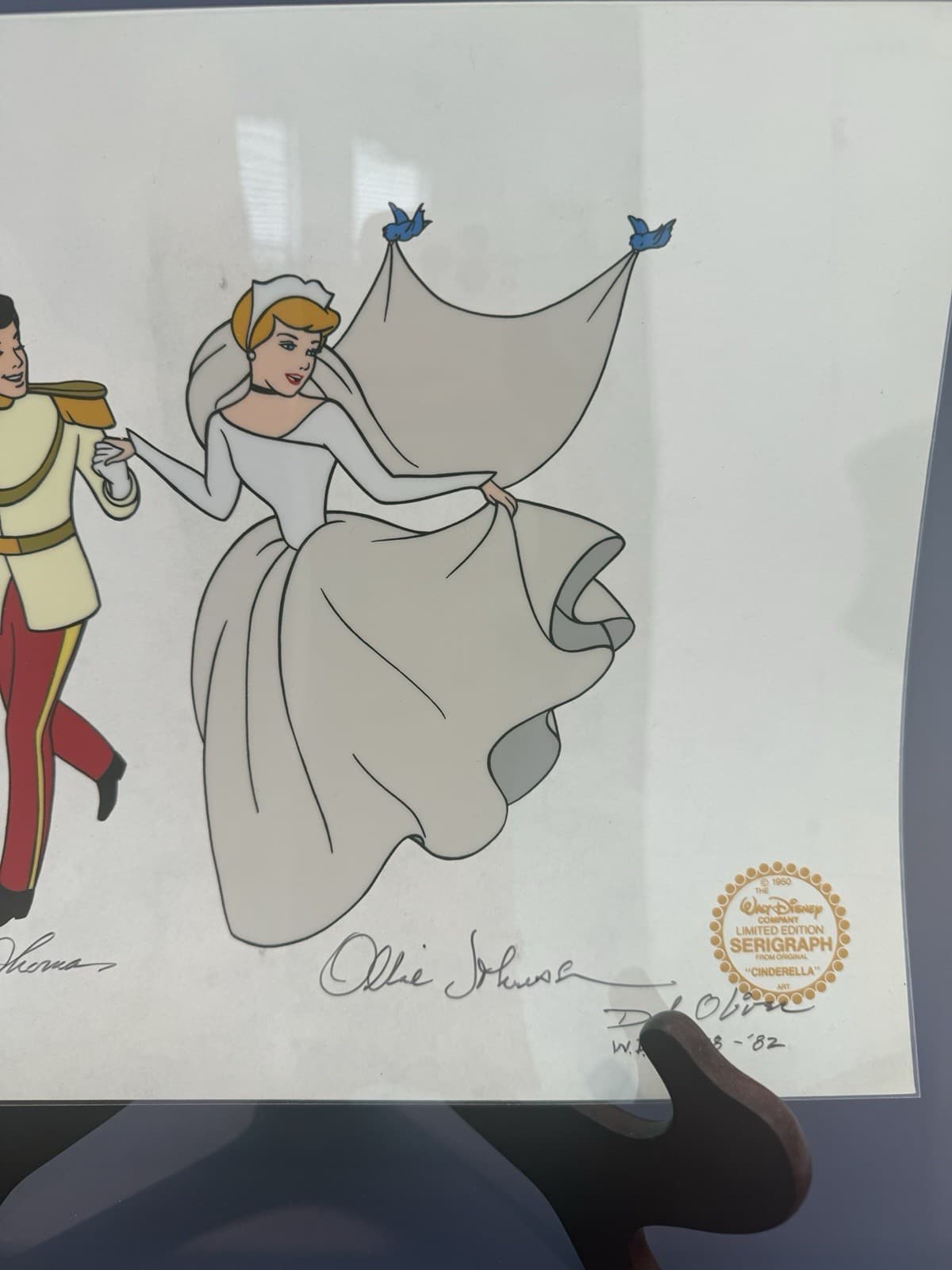 Walt Disney Limited Edition Signed Serigraph from "Cinderella" - Thumbnail 5