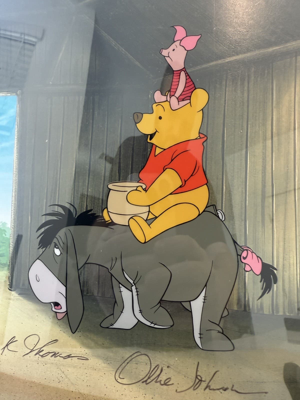 Disney Winnie the Pooh and the Blustery Day Signed Sericel - Thumbnail 3