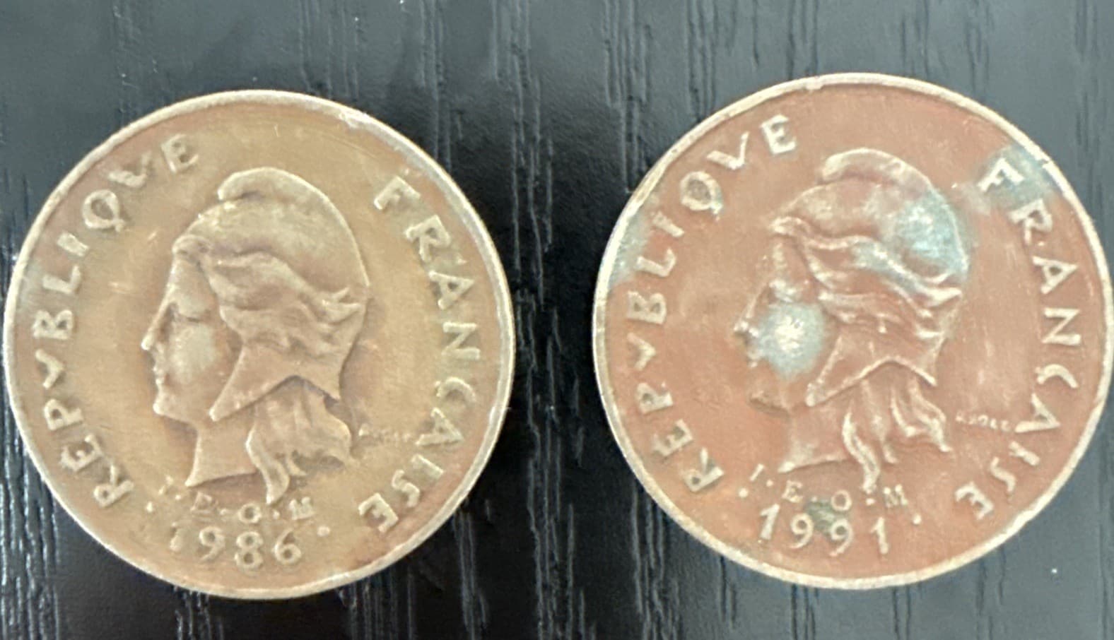 French Polynesia and New Caledonia 100 Franc Coins (Set of 4) - Thumbnail 6