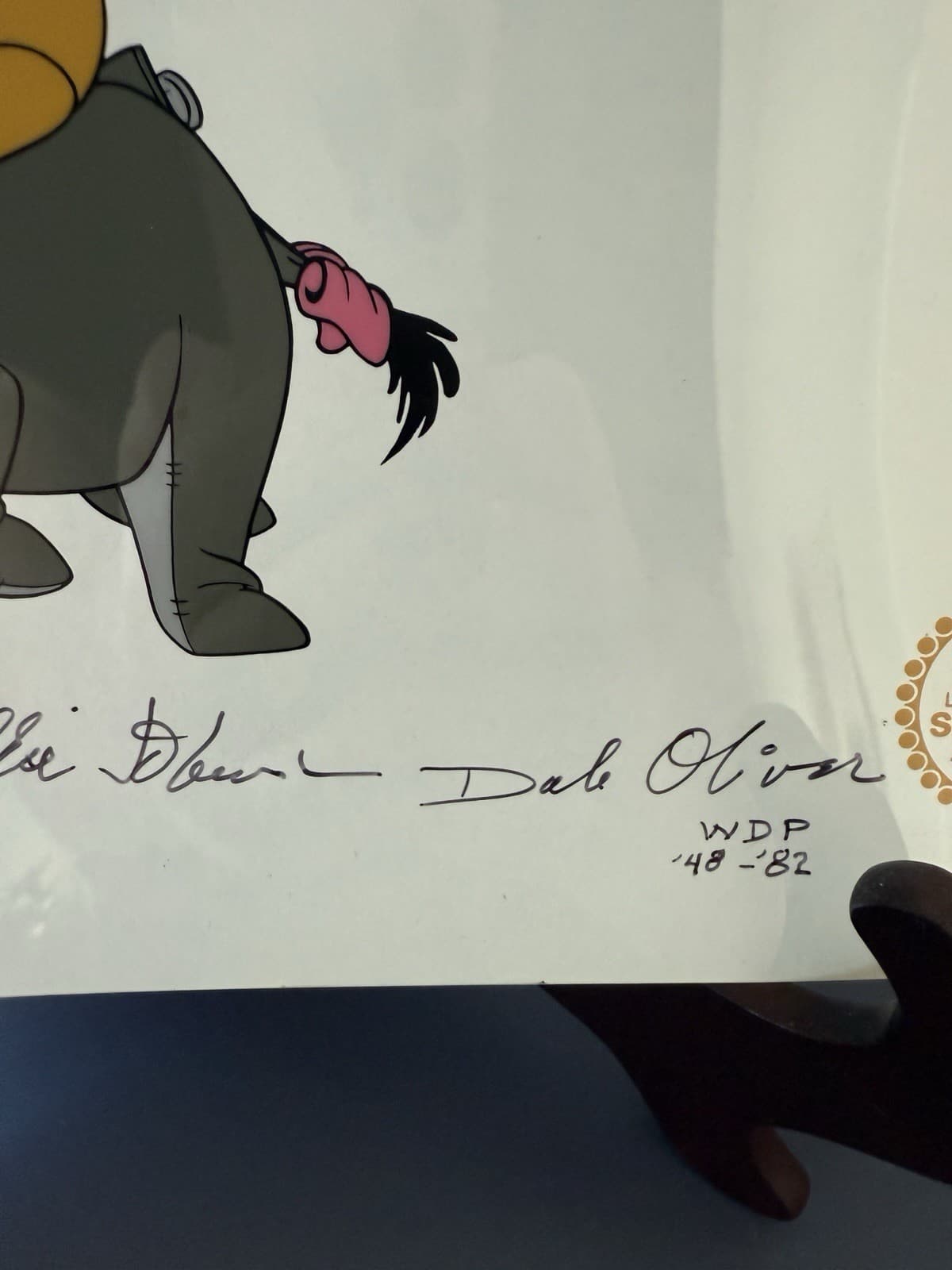 Disney Winnie the Pooh and the Blustery Day Signed Sericel - Thumbnail 6