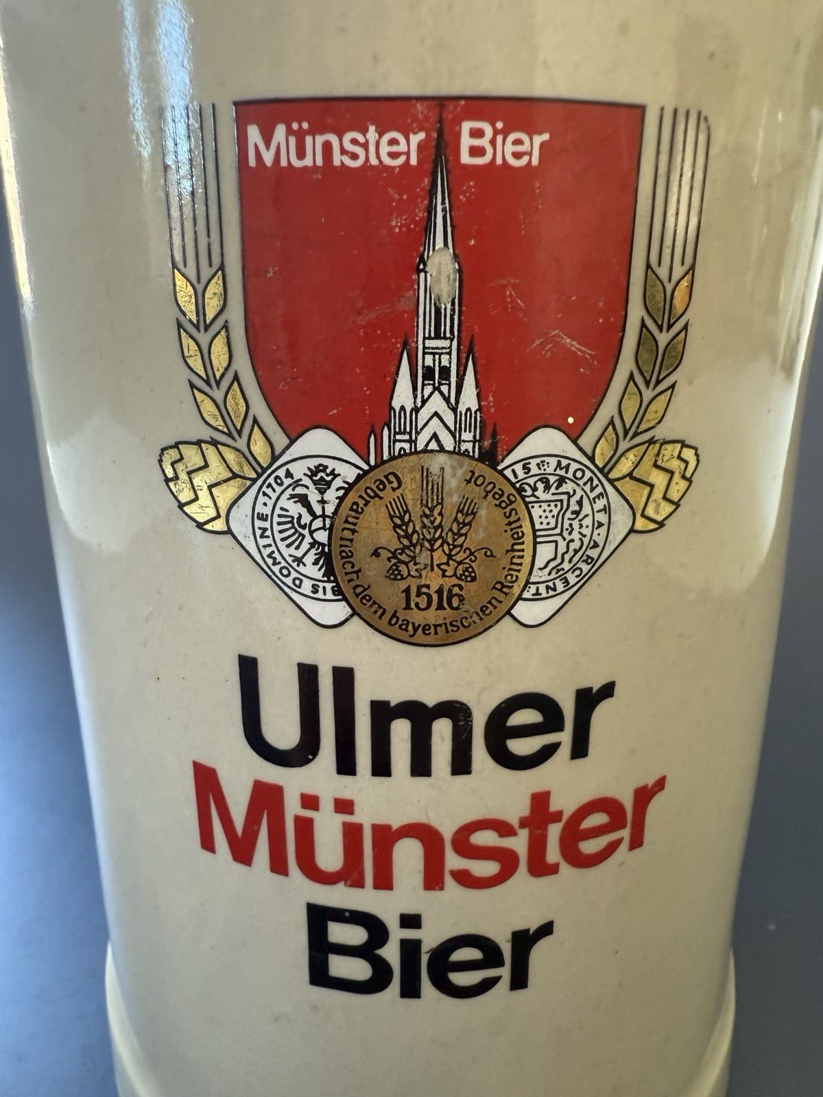Vintage Ulmer Münster Beer Stein - Thumbnail 6