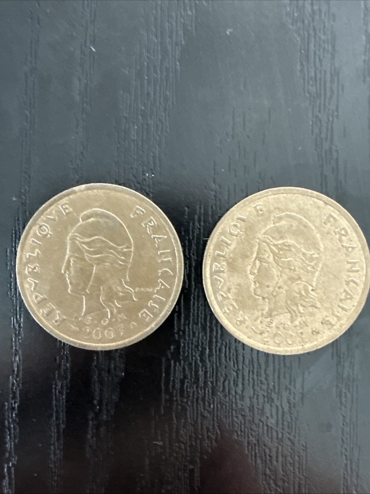 French Polynesia and New Caledonia 100 Franc Coins (Set of 4) - Thumbnail 3