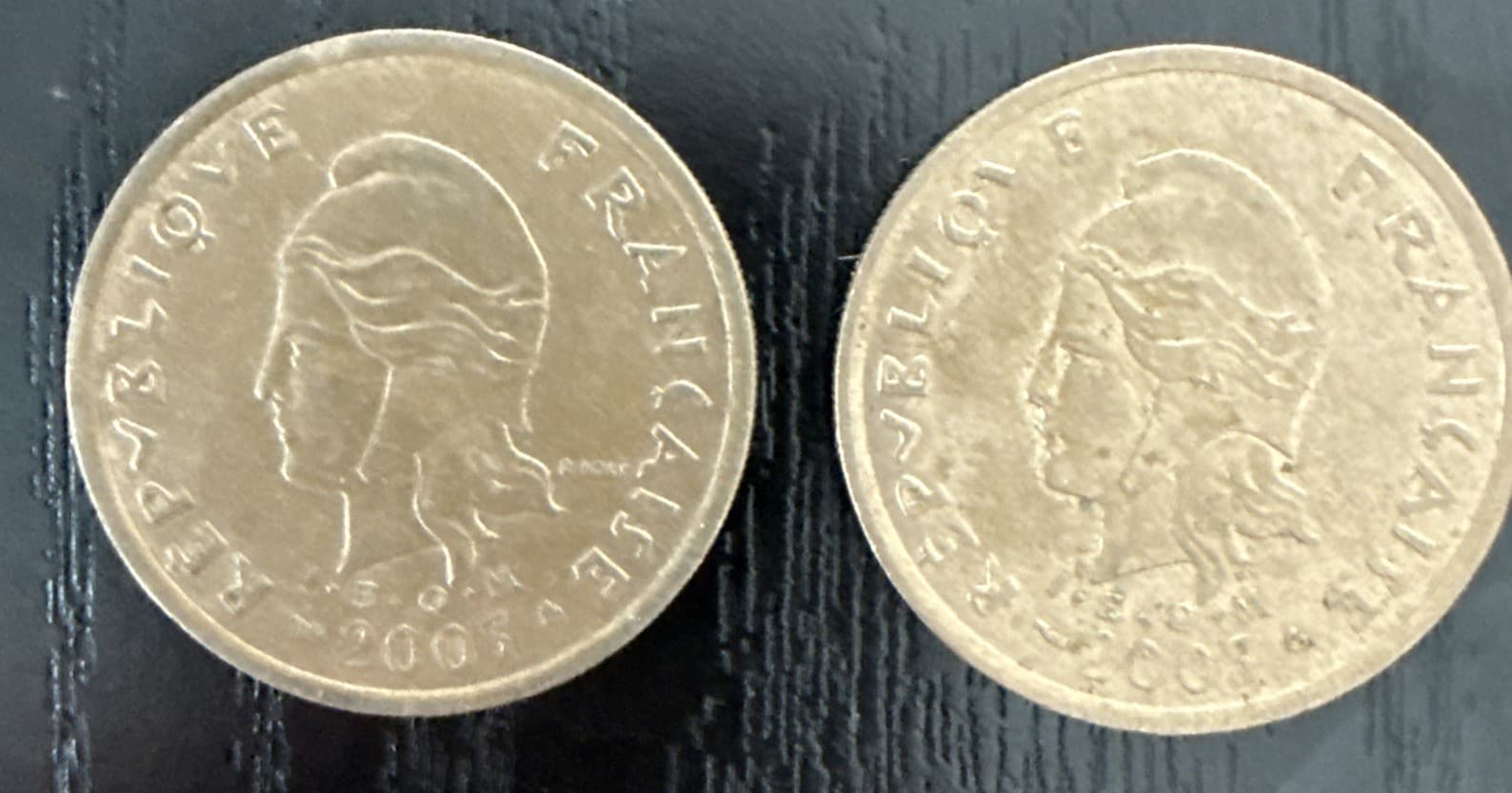 French Polynesia and New Caledonia 100 Franc Coins (Set of 4) - Thumbnail 4