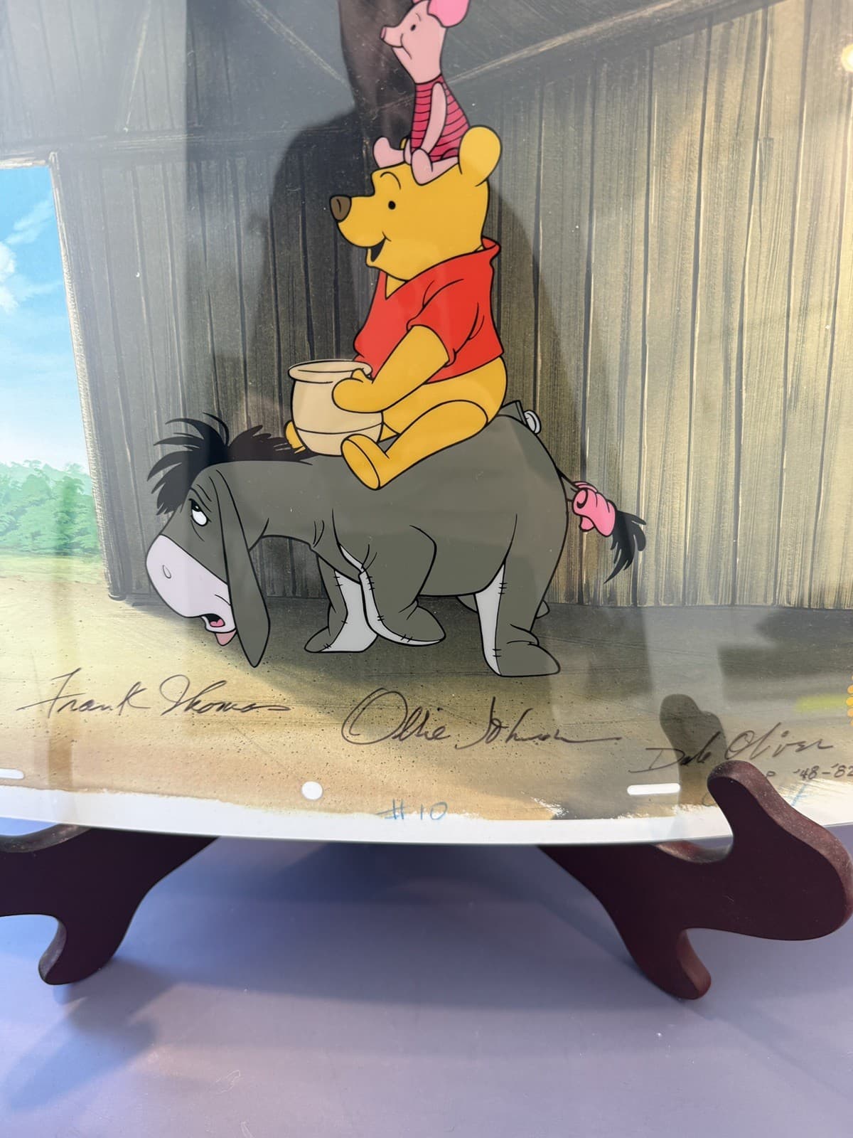 Disney Winnie the Pooh and the Blustery Day Signed Sericel - Thumbnail 7