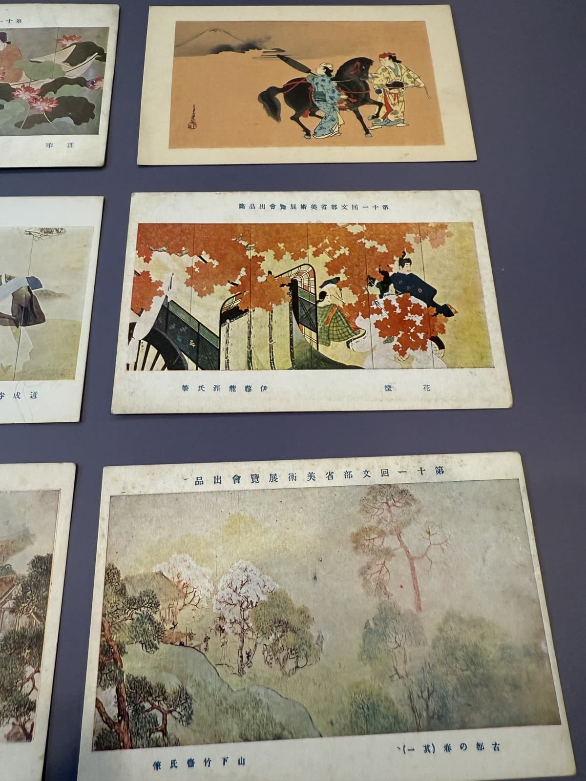 Antique Japanese Woodblock Postcard Prints - Set of 10 - Thumbnail 10