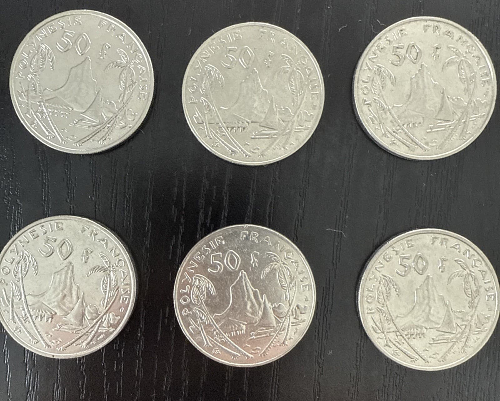 French Polynesia 50 Francs Coins (Set of 12) - Thumbnail 10