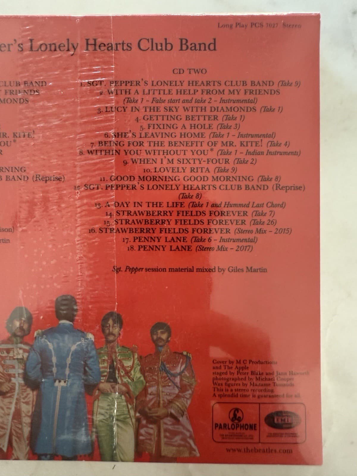 Beatles Sgt. Pepper’s Lonely Hearts Club Band 20th Anniversary 2CD Edition - Thumbnail 5