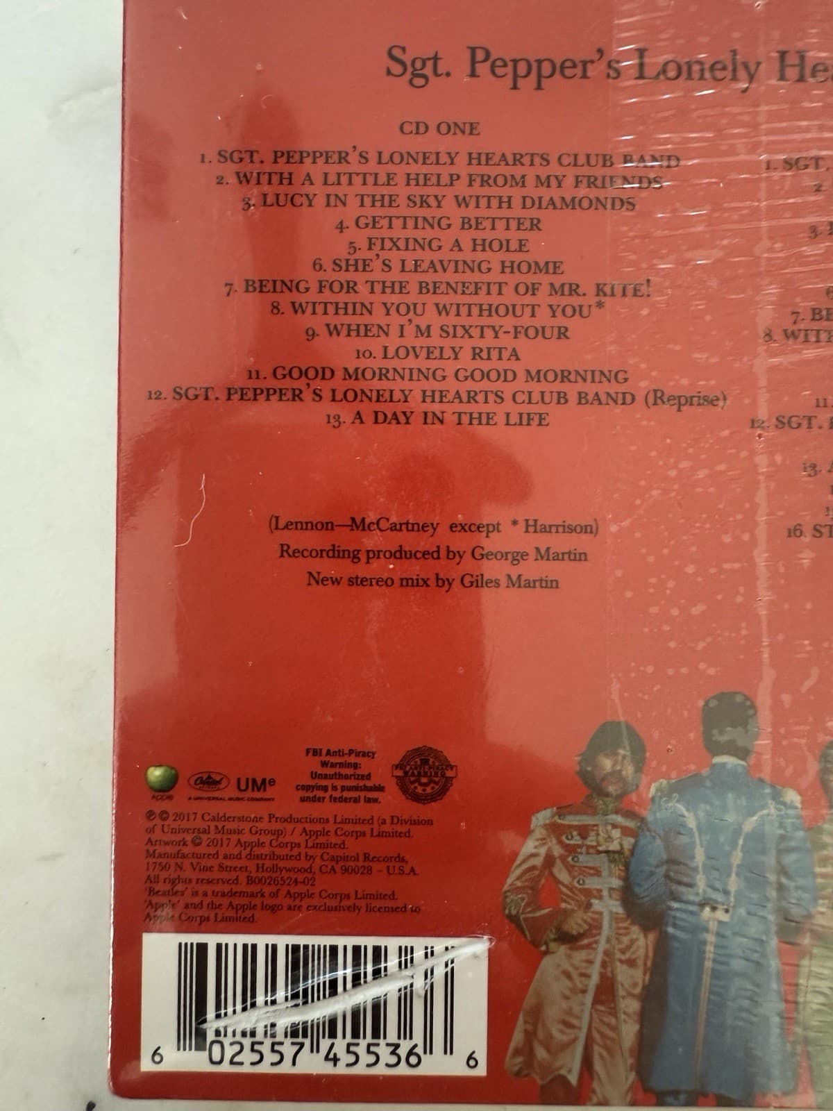 Beatles Sgt. Pepper’s Lonely Hearts Club Band 20th Anniversary 2CD Edition - Thumbnail 4