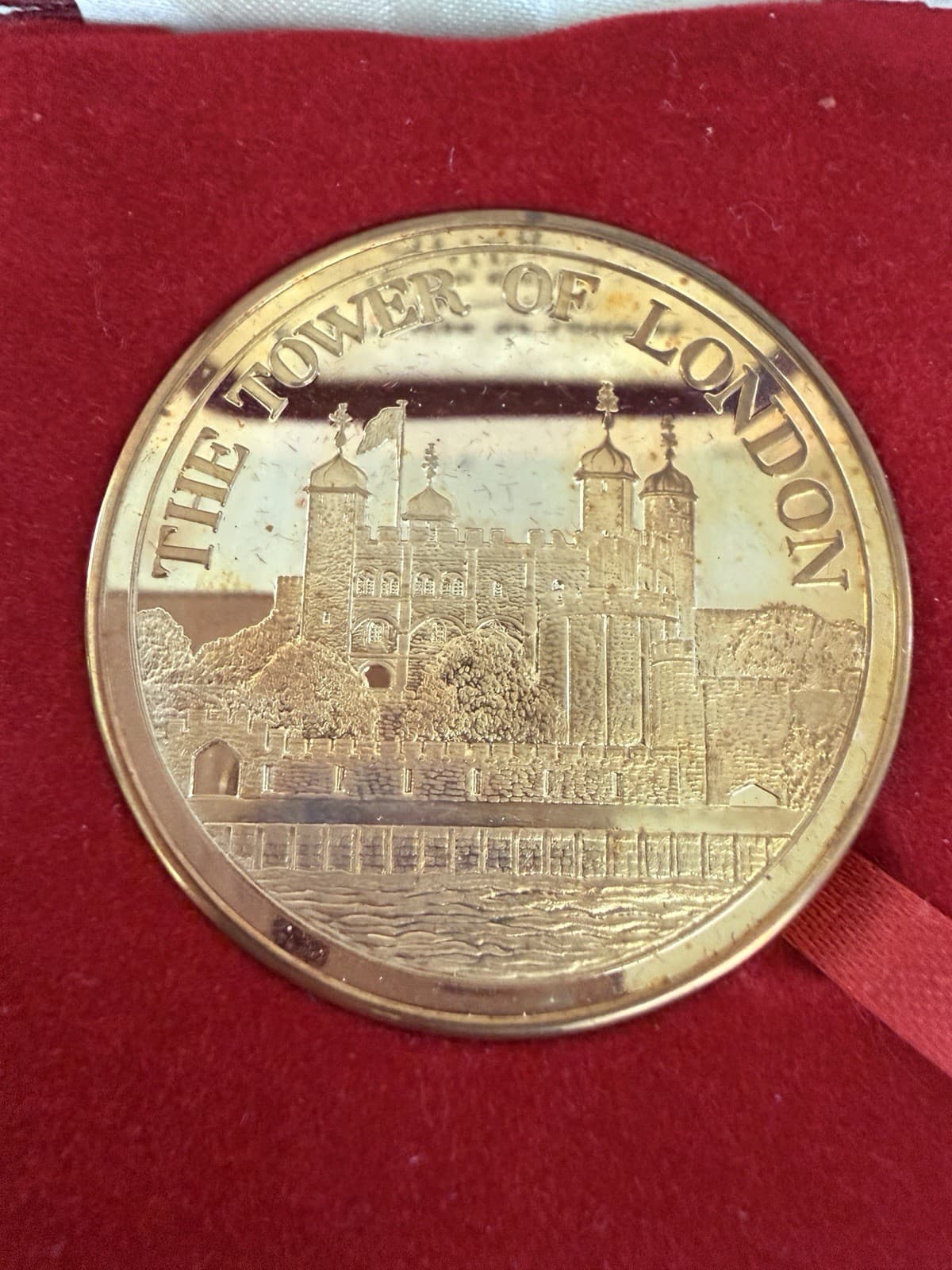 Tower Mint Tower Of London 1078-1978 Solid Bronze Medal Boxed Limited Edition - Thumbnail 2