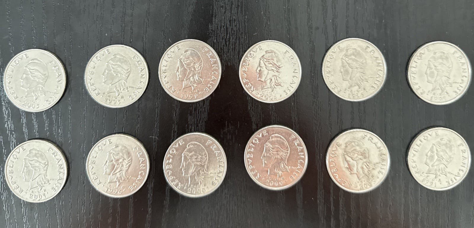 French Polynesia 50 Francs Coins (Set of 12) - Thumbnail 2