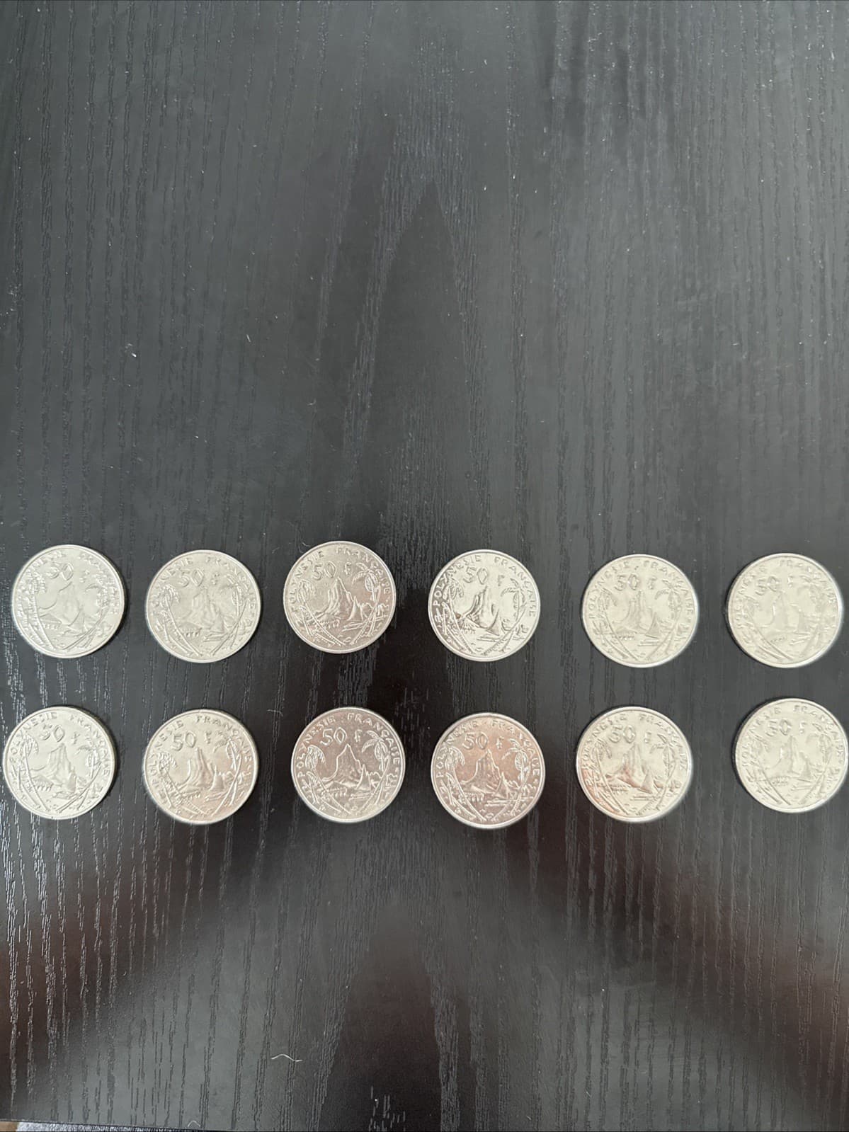 French Polynesia 50 Francs Coins (Set of 12) - Thumbnail 7