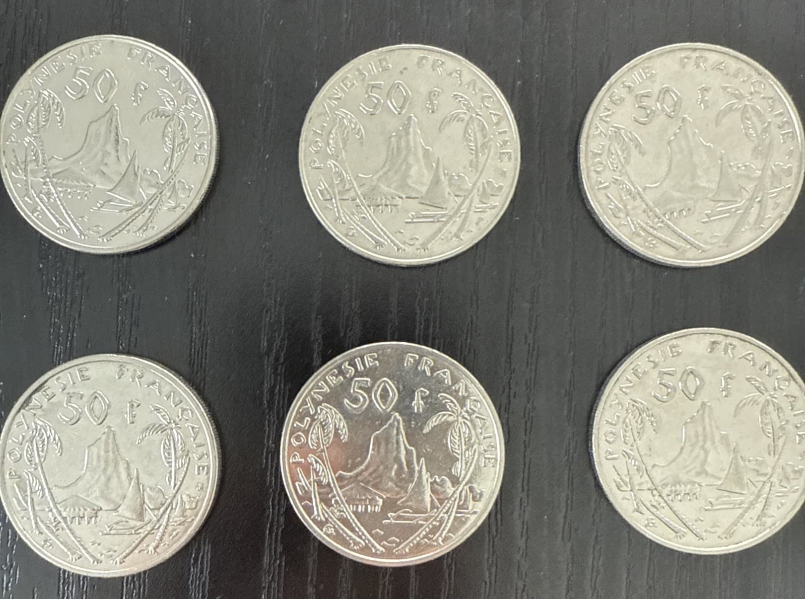 French Polynesia 50 Francs Coins (Set of 12) - Thumbnail 12