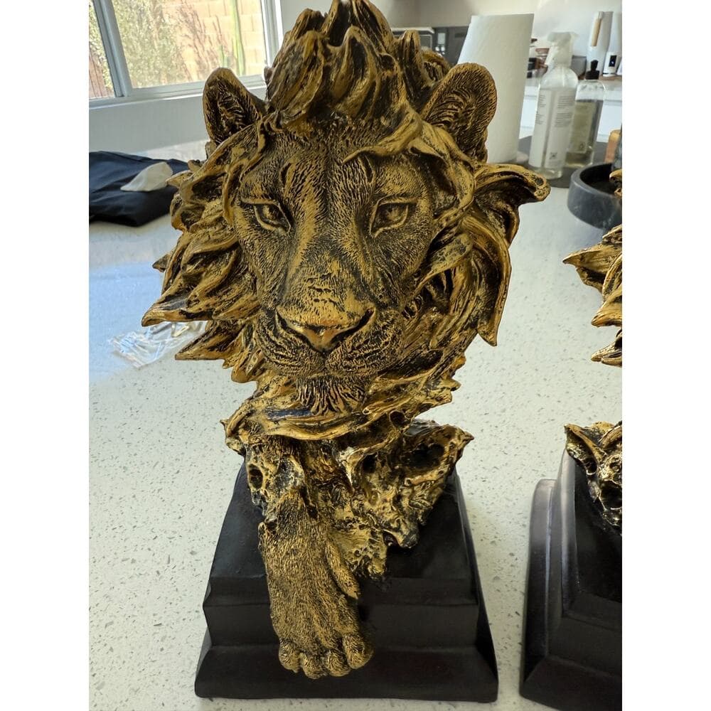 Lion Statue Decoration (Set of Two) - Thumbnail 8