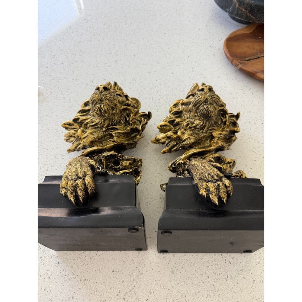 Lion Statue Decoration (Set of Two) - Thumbnail 6