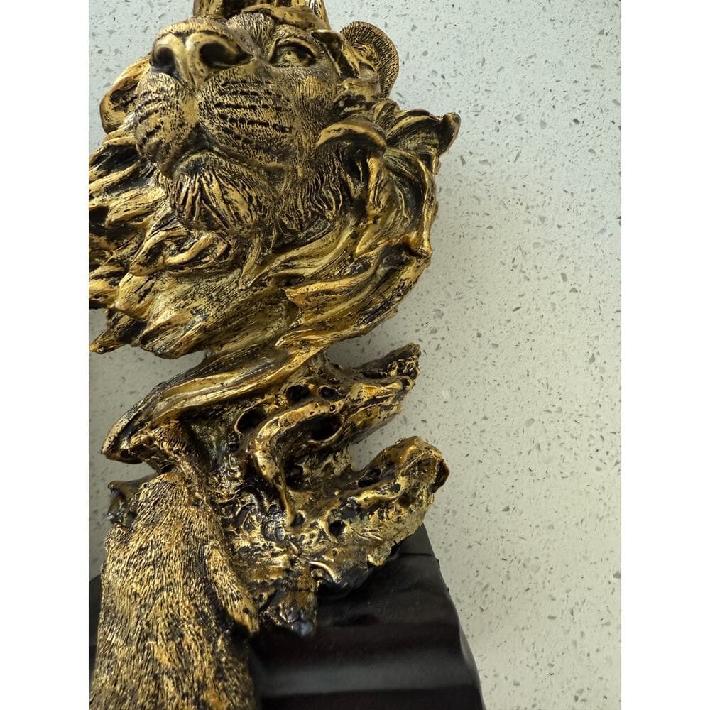 Lion Statue Decoration (Set of Two) - Thumbnail 5