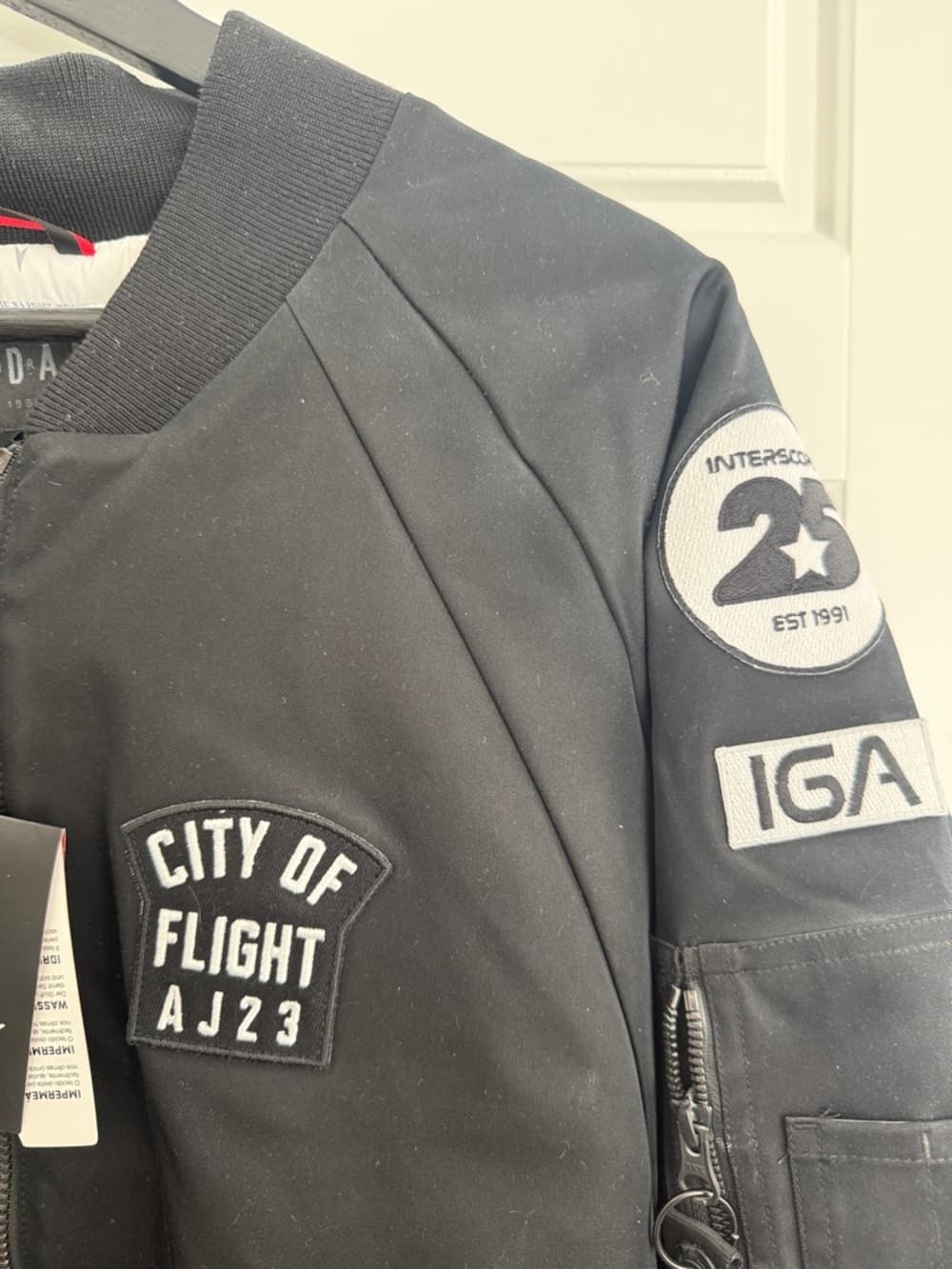 Jordan x Interscope Records City Of Fight AJ23 Bomber Jacket Limited XL - Thumbnail 3