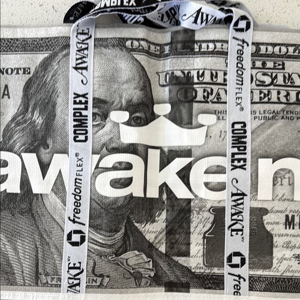 Awake NY x Chase ComplexCon 2024 Money Print Tote Bag - Thumbnail 3