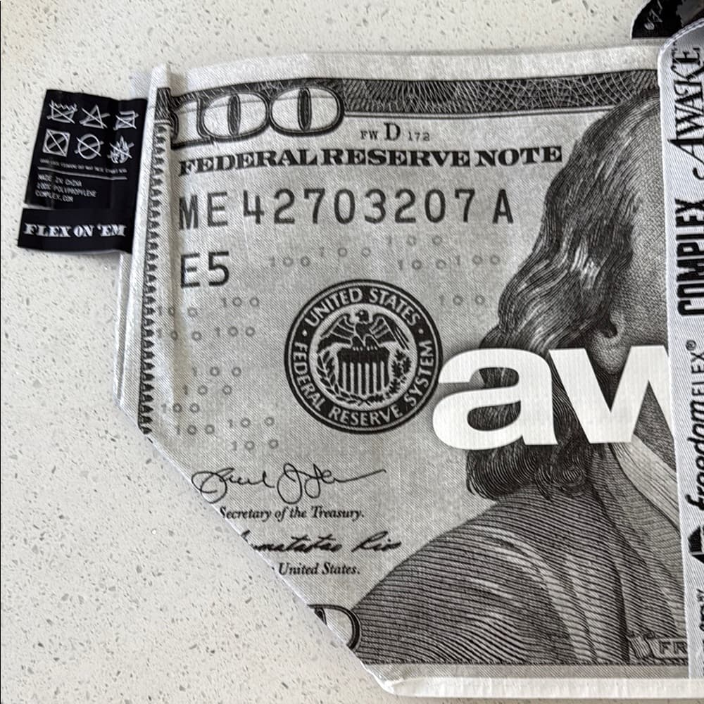 Awake NY x Chase ComplexCon 2024 Money Print Tote Bag - Thumbnail 4