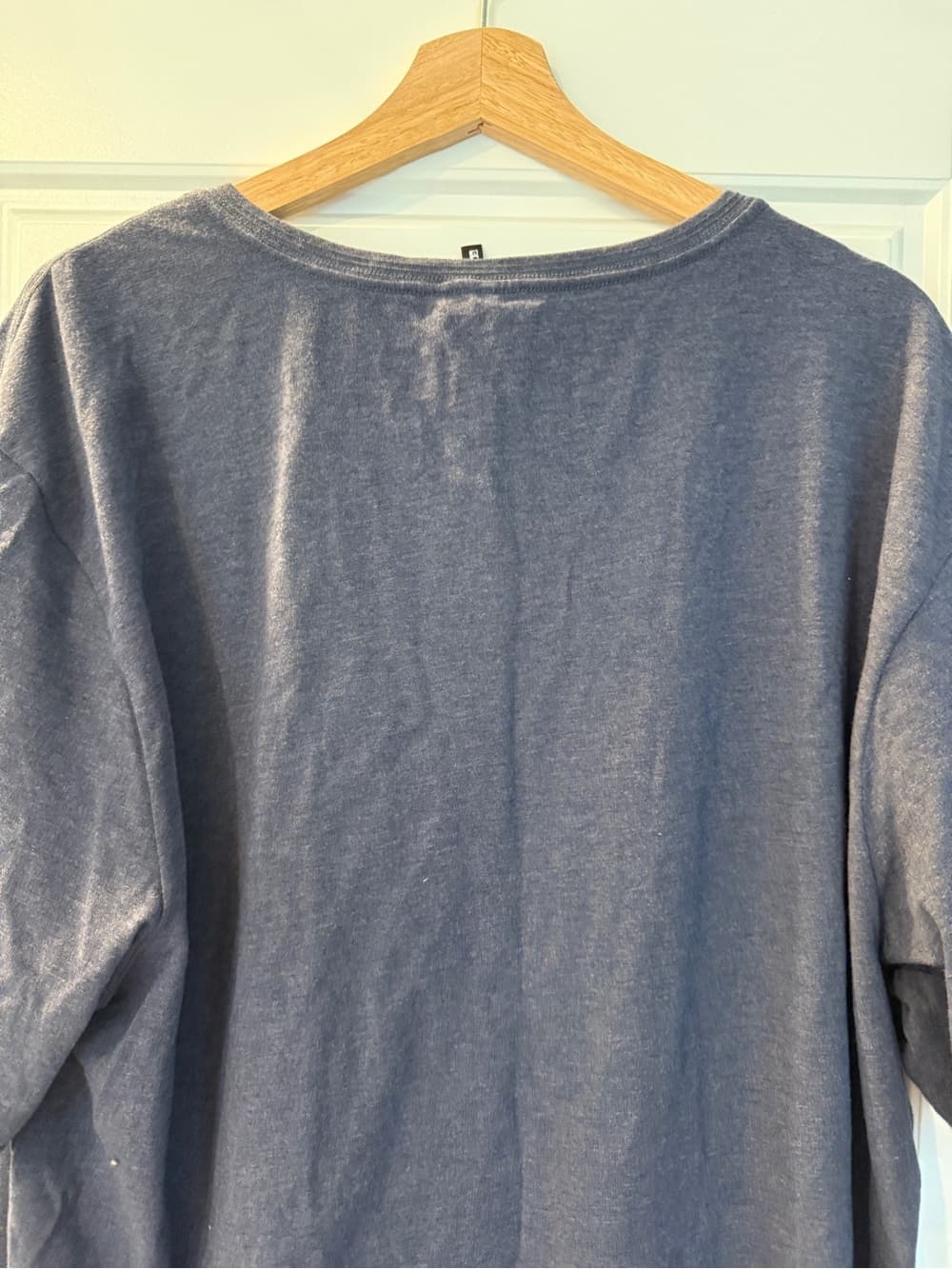 Joe's Jeans Navy Blue V-Neck Tee - Thumbnail 6