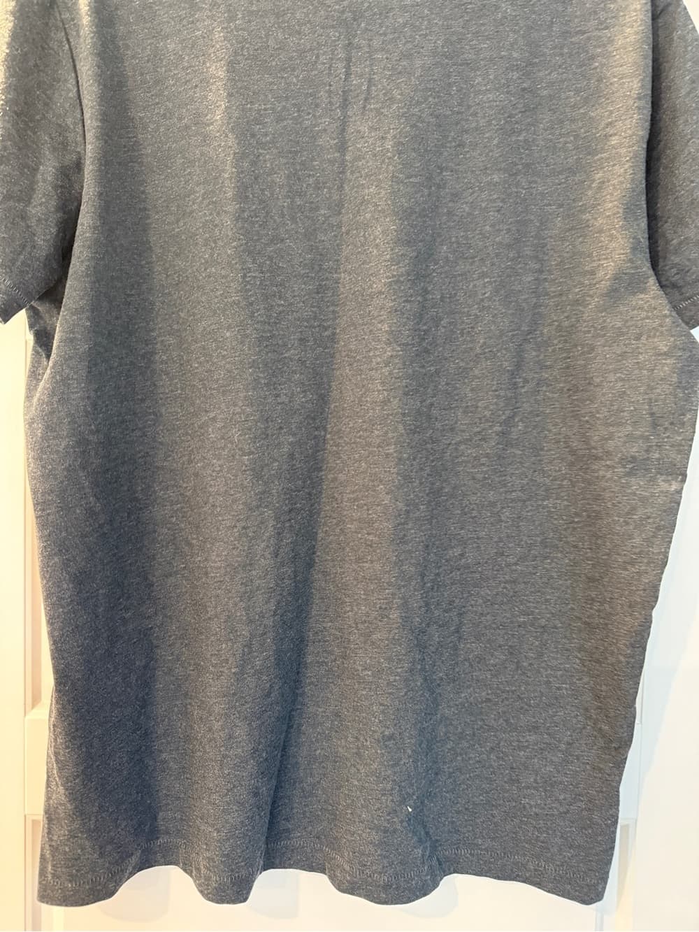 Puma Gray V-Neck Men's Tee with Charcoal Logo - Thumbnail 8