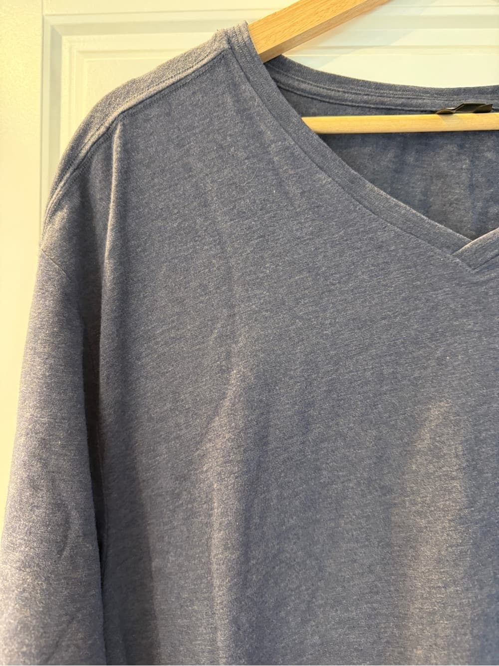 Joe's Jeans Navy Blue V-Neck Tee - Thumbnail 2