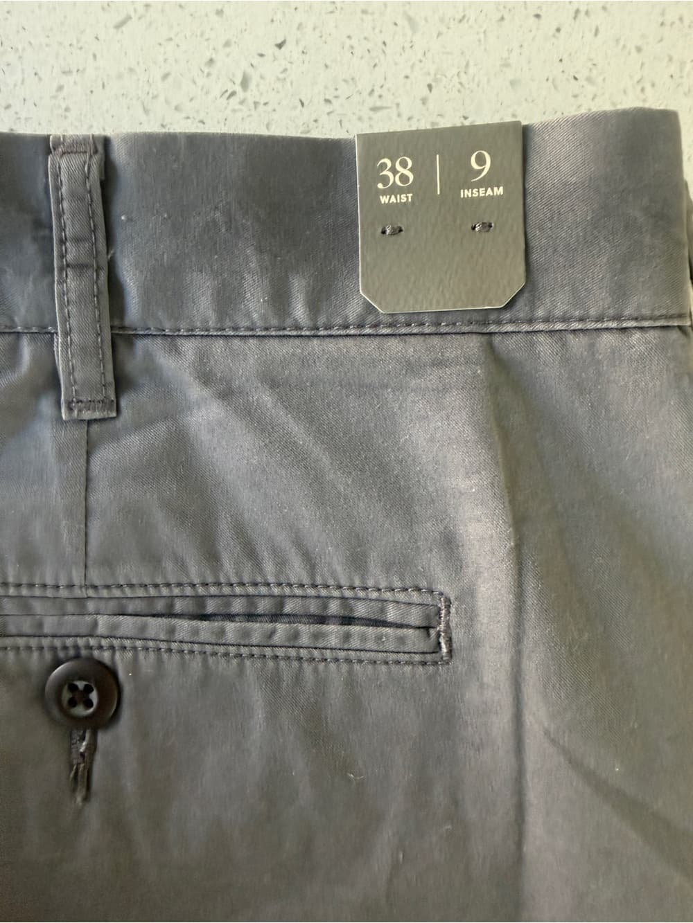 J. Crew Men's Classic Gray Cotton Blend Shorts - Thumbnail 5