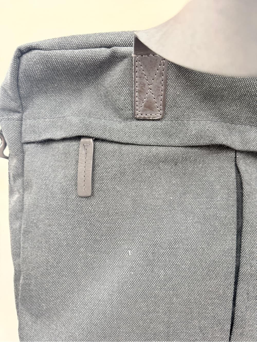 Fossil Men's Canvas Messenger Bag - Casual Work Shoulder Bag - Thumbnail 2